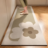 Retro Floral Non-Slip Kitchen Mat