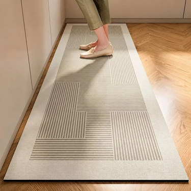 Patchwork Stripes Non-Slip Kitchen Mat