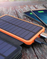 25000mAh Solar Power Bank With 4 Panels 10W Fast Charging Portable Charger - Image 7