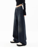 90s Vintage Washed Effect Baggy Boyfriend Jeans 2