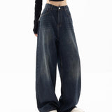 90s Vintage Washed Effect Baggy Boyfriend Jeans 4