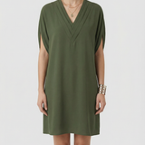 Amalfi Summer Dress – Elegant V-Neck Multi-Layered Casual Outfit 4