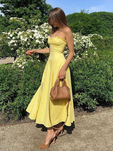 Anneliese | Romantic summer dress with bustier & A-line 0
