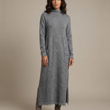 Autumn Maxi Dress – Elegant Loose Fit Hoodie for Cozy Fall Gatherings 1