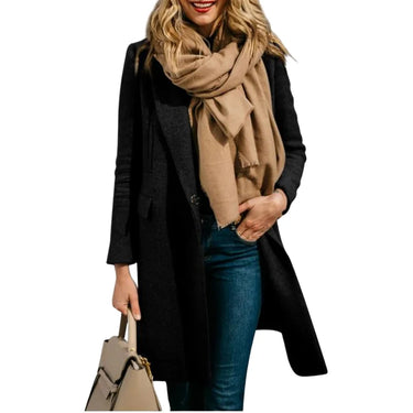 Autumn Trench Coat Women – Cozy Wool Blend for Stylish Layering 5