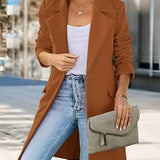 Autumn Trench Coat Women – Stylish Lapel Design for Chic Autumn Outings 4