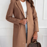 Autumn Tweed Coat – Stylish Long Button Design for Elegant Winter Outfits 4