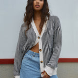 Oversized Herringbone Cardigan 3
