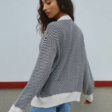 Oversized Herringbone Cardigan 5