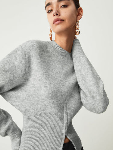 Half Zip Fuzzy Sweater 2