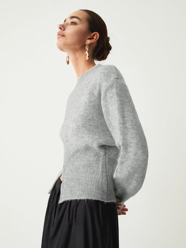 Half Zip Fuzzy Sweater 5