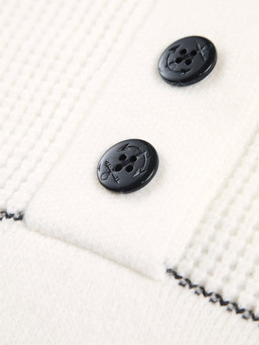 Open Collar Button Up Sweater 5