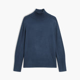 Solid High Neck Knit Sweater 3