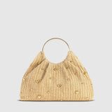 Beaded Crochet Hobo Bag 0
