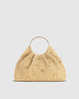 Beaded Crochet Hobo Bag 0