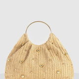 Beaded Crochet Hobo Bag 3