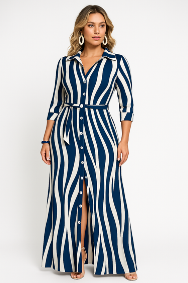 Blouse Maxi dress 3