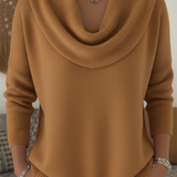 Carolia™ | Stylish Cowl Collar Sweater 1