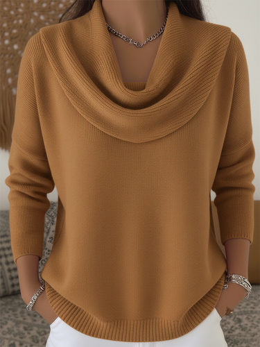Carolia™ | Stylish Cowl Collar Sweater 1