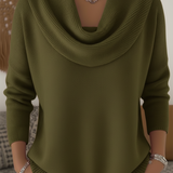Carolia™ | Stylish Cowl Collar Sweater 2
