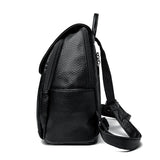 Casual Travel Women's Backpack Versatile High-End Street Trend PU Material Waterproof And Wear-Resistant Daily Match Mom Bag 2