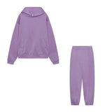Casual Two-Piece Cap Suit with Thickened Long-Sleeved Sweater and Pants – 2024 Trend 6