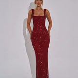 Celeste Embellished Evening Gown 0