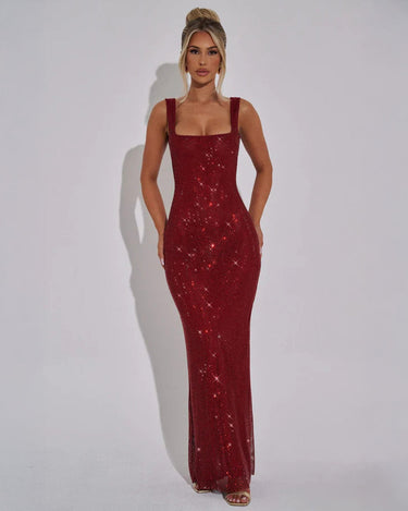 Celeste Embellished Evening Gown 0