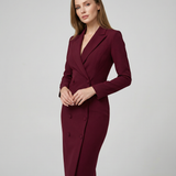 Chic Black Blazer Dress – Tailored Minimalist Design for Modern Sophistication 2
