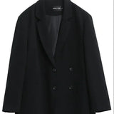 Chic Ven Blazer – Elegant Solid Long Sleeve Office Coat 5
