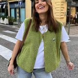 Claudia | Casual fleece vest for women 1