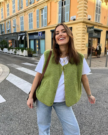 Claudia | Casual fleece vest for women 2