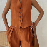 Cotton Linen Two-Piece Set 3