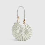 Crocheted Conch-Shaped Handbag 0