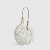 Crocheted Conch-Shaped Handbag 1