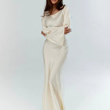 Elegant Long Sleeve Maxi Dress for Women – Flattering Fit and Comfortable Flowing Skirt, Perfect for All Occasions 0
