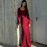 Elegant Long Sleeve Maxi Dress for Women – Flattering Fit and Comfortable Flowing Skirt, Perfect for All Occasions 2