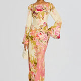 Elegant Maxi Dress for Women - Vibrant Summer Wedding Guest Dress in Lightweight 100% Viscose 0