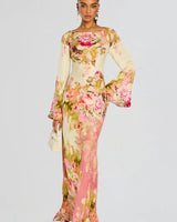 Elegant Maxi Dress for Women - Vibrant Summer Wedding Guest Dress in Lightweight 100% Viscose 0