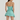 Elegant Turquoise Satin Strapless Mini Dress for Women - Pleated Sheath Silhouette, Slim Fit Ladies Dress 3