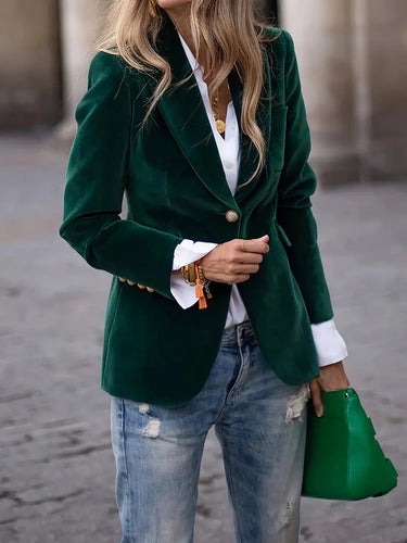 Elegant Velvet Blazer for Women – Stylish & Comfortable 9