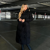 Elegant long winter jacket for women 1