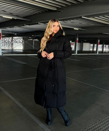 Elegant long winter jacket for women 1