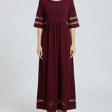 Ella Black Sheer Dress – Flattering O-Neck Design for Effortless Summer Style 1