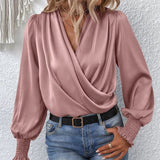 Eva Blouse | Elegant Long-Sleeve Wrap Blouse 5