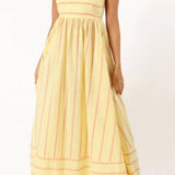 Floral Maxi Dress for Women – Romantic Sleeveless Long Dress with Flattering Fit for Garden Parties and Outdoor Events 12
