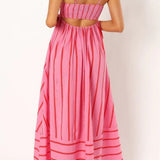 Floral Maxi Dress for Women – Romantic Sleeveless Long Dress with Flattering Fit for Garden Parties and Outdoor Events 2