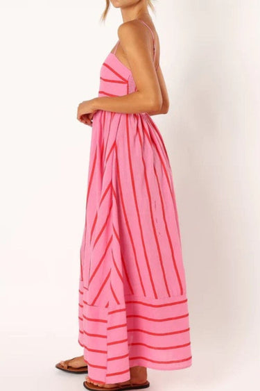 Floral Maxi Dress for Women – Romantic Sleeveless Long Dress with Flattering Fit for Garden Parties and Outdoor Events 7