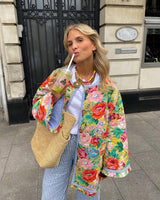 Women’s Elegant Floral Jacket - Yrsa 1