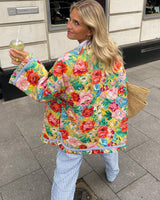 Women’s Elegant Floral Jacket - Yrsa 5